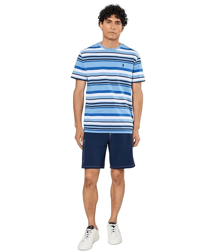 Футболка в полоску Classic Fit Polo Ralph Lauren, Bristol Blue Multi — фото 2