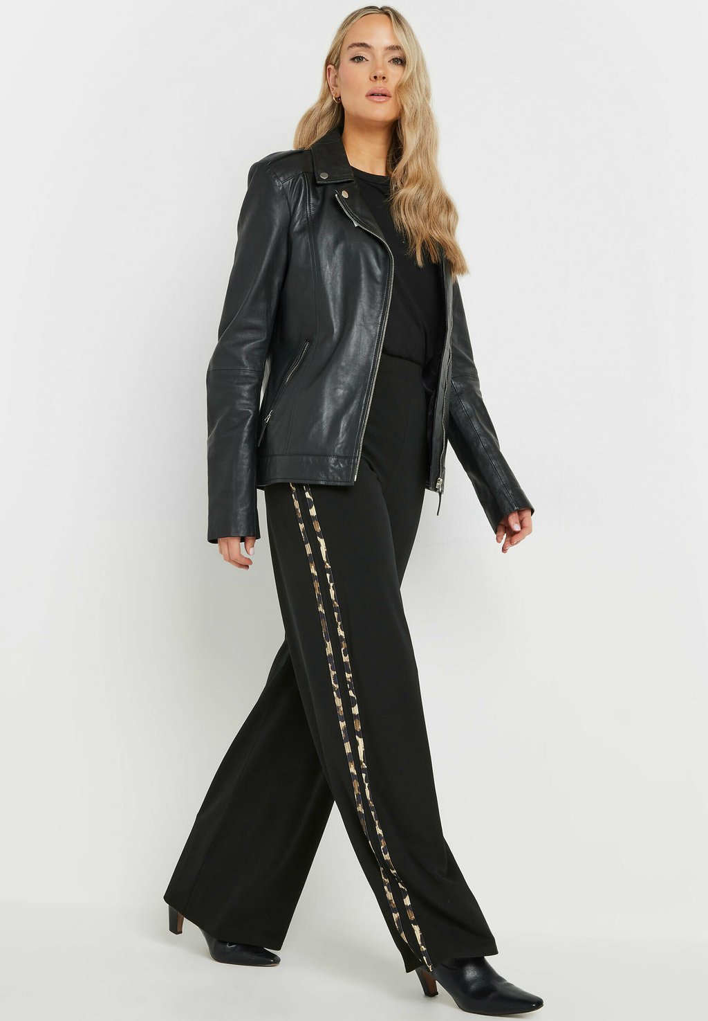 

Брюки LEOPARD PRINT STRIPE Long Tall Sally, антрацит