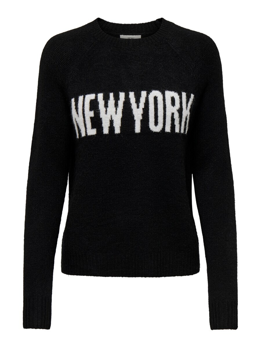 

Тонкий вязаный свитер JDY Sweater JDYCITY, черный