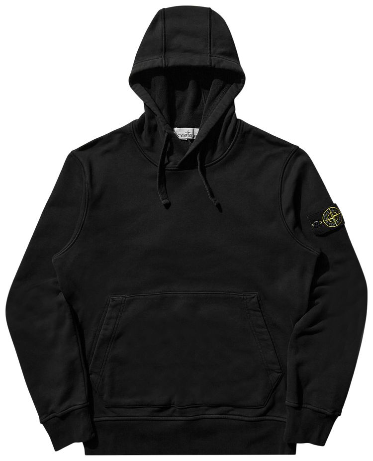 

Худи Stone Island Garment Dyed Fleece Hoodie 'Black', черный