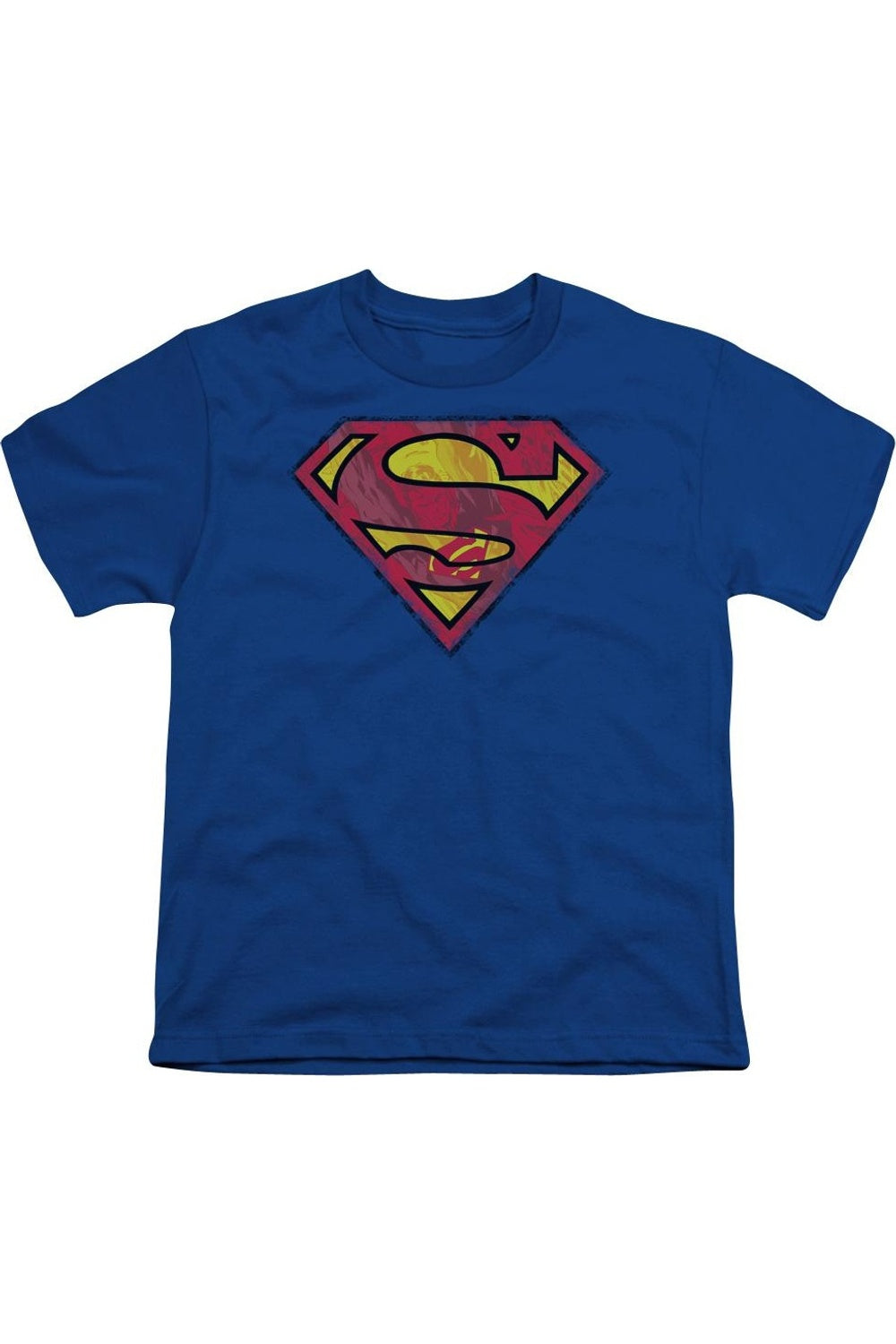 

Футболка с коротким рукавом "Щит Супермена" для детей Gildan, синий