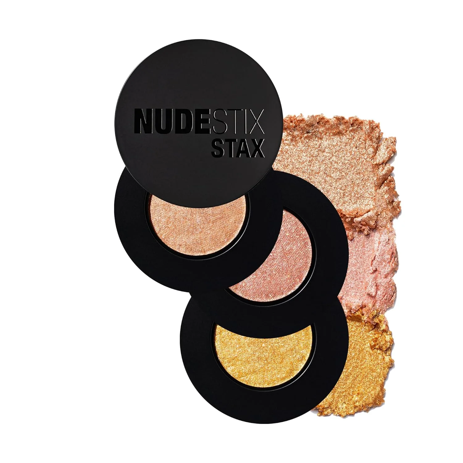 Кремовые румяна Nudestix STAX All Over Color Blush Balm - многофункциональные кремовые румяна для щек, глаз и губ с мягким матовым финишем., Diva, Sophisticate, Goddess — фото 2