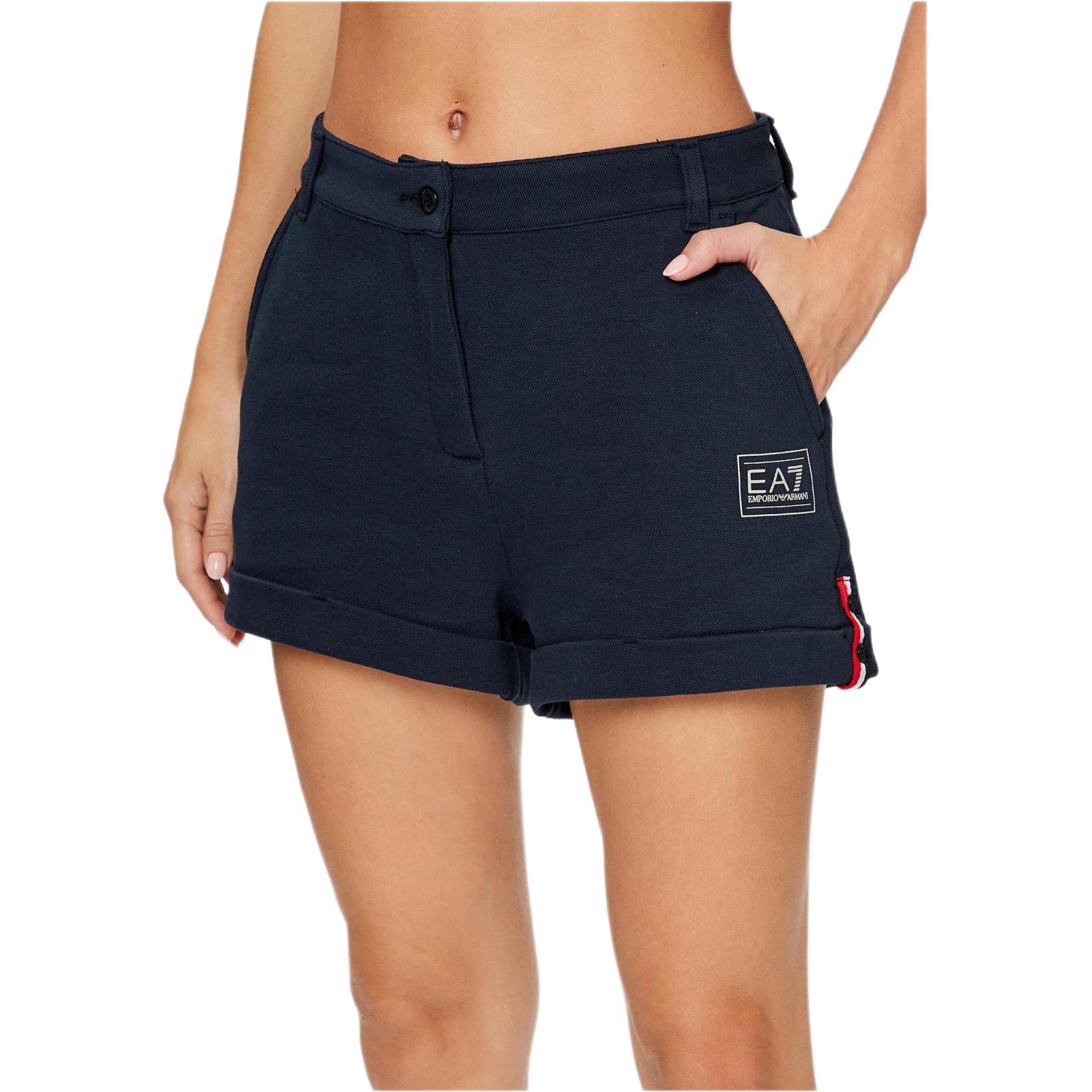 

Emporio Armani Женские повседневные шорты SS23, темно-синие