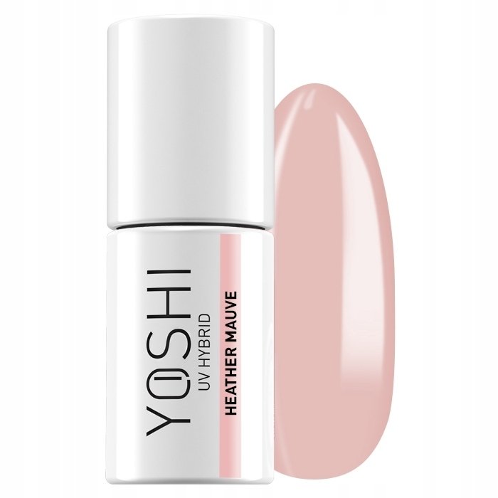 

Гибридный лак для ногтей YOSHI Heather Mauve грязно-розовый 6 мл - 131