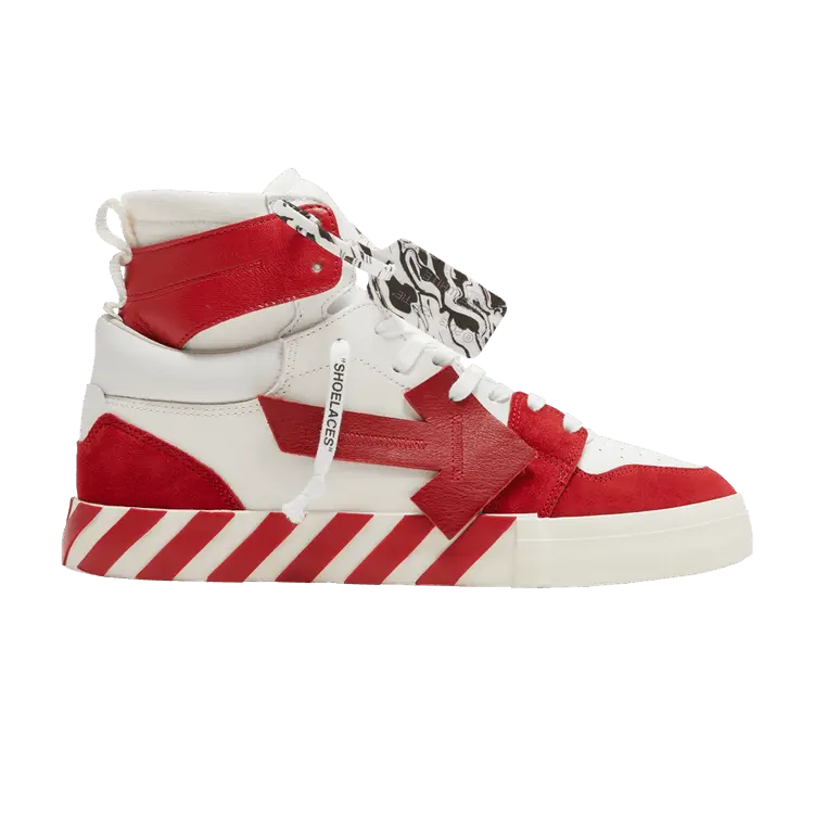 

Кроссовки Off-White Off-White Vulc Sneaker High 'White Red', белый
