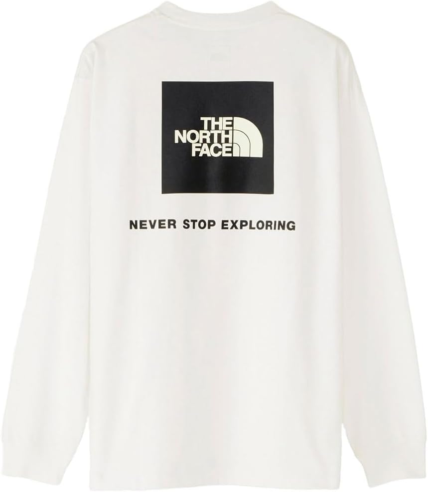 

Мужская футболка с длинными рукавами The North Face, квадратный логотип на спине, быстросохнущая, с защитой от УФ-излучения и электростатического разряда, белый