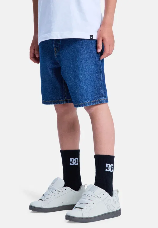 Джинсовые шорты Dc Shoes, blcw stone indigo, цвет каменный индиго — фото 4