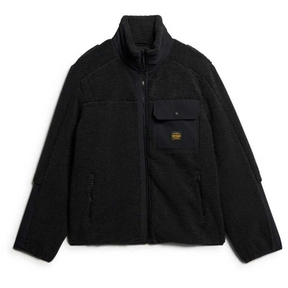 

Куртка Superdry Expedition Borg Hybrid, черный