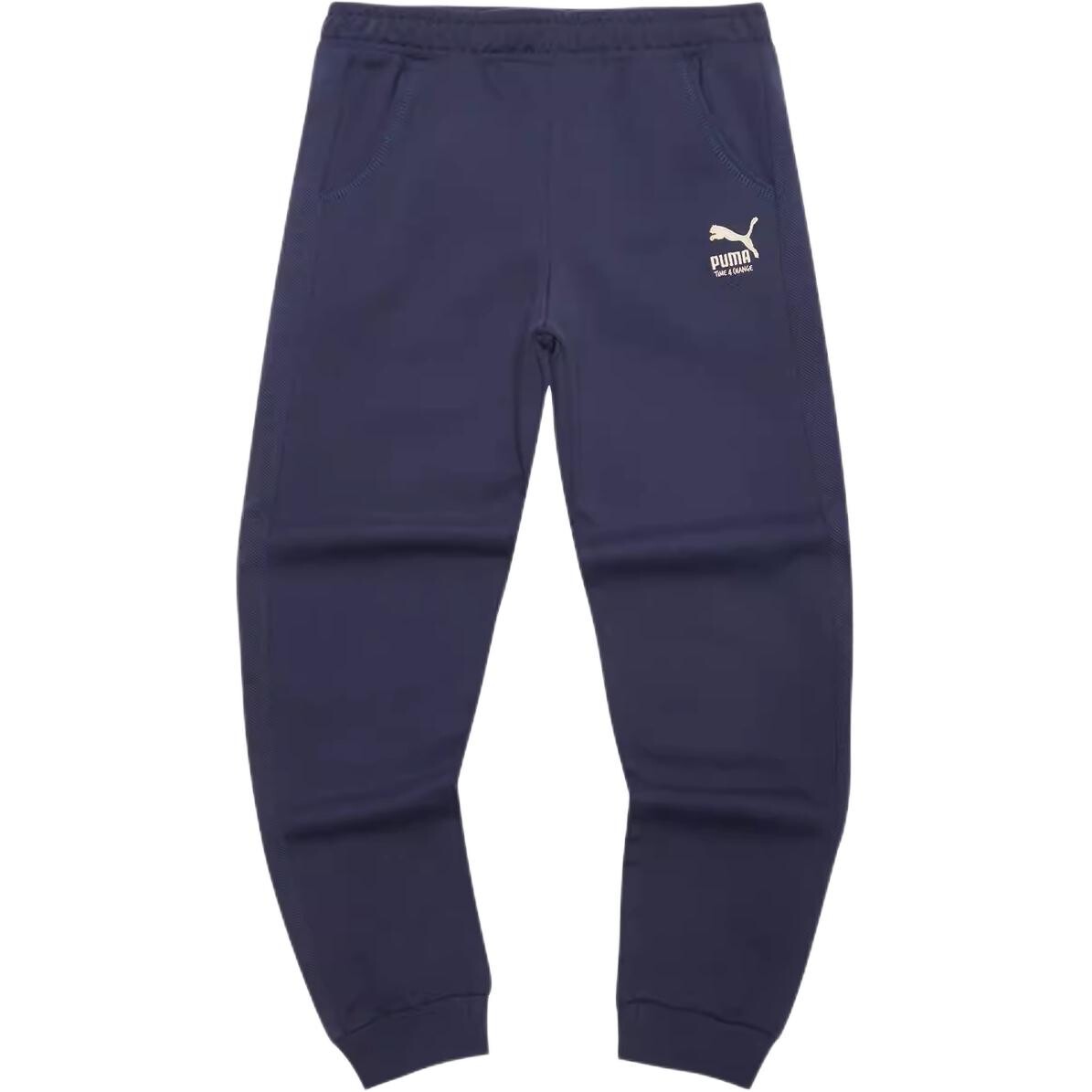 

Детские трикотажные спортивные штаны Puma, цвет Tweed blue
