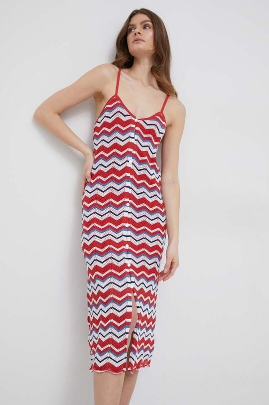 

Платье Фрида с добавлением льна Pepe Jeans, красный