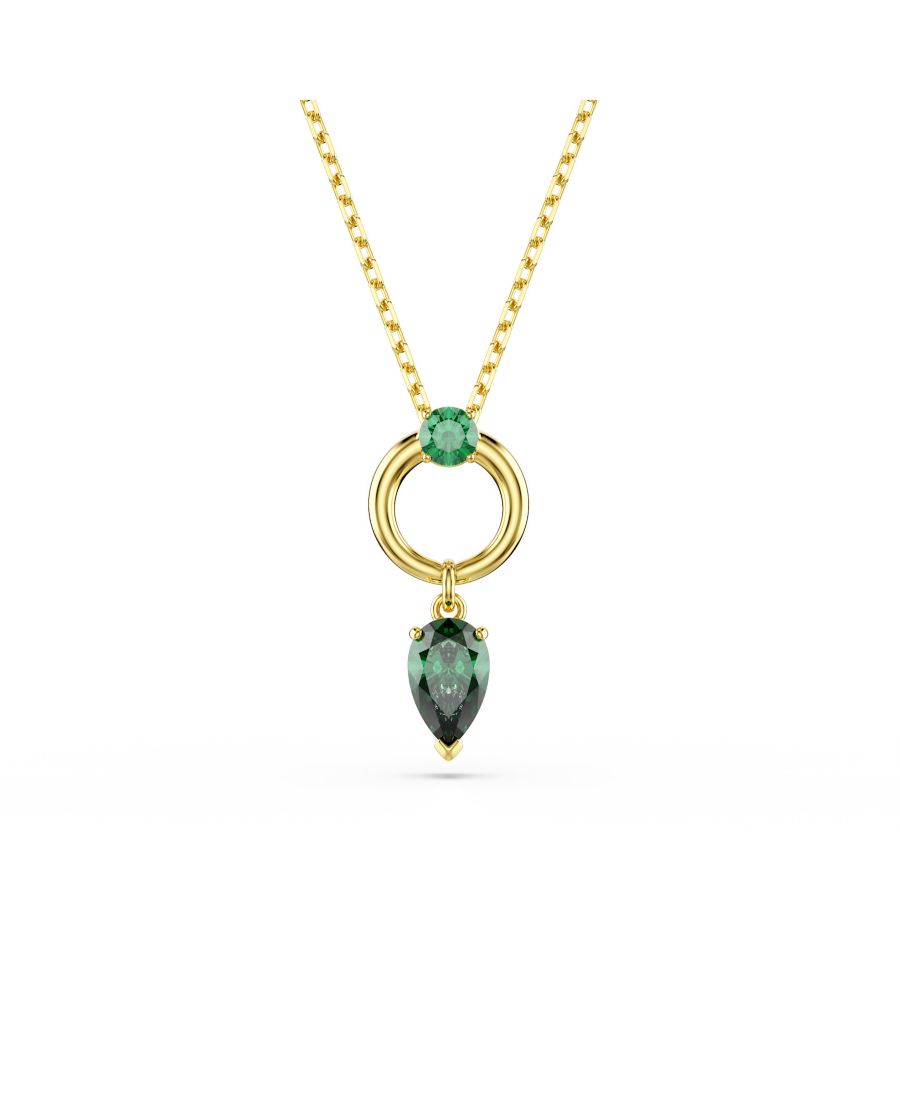 

Подвеска-колье Mesmera с металлическим покрытием Swarovski, Green