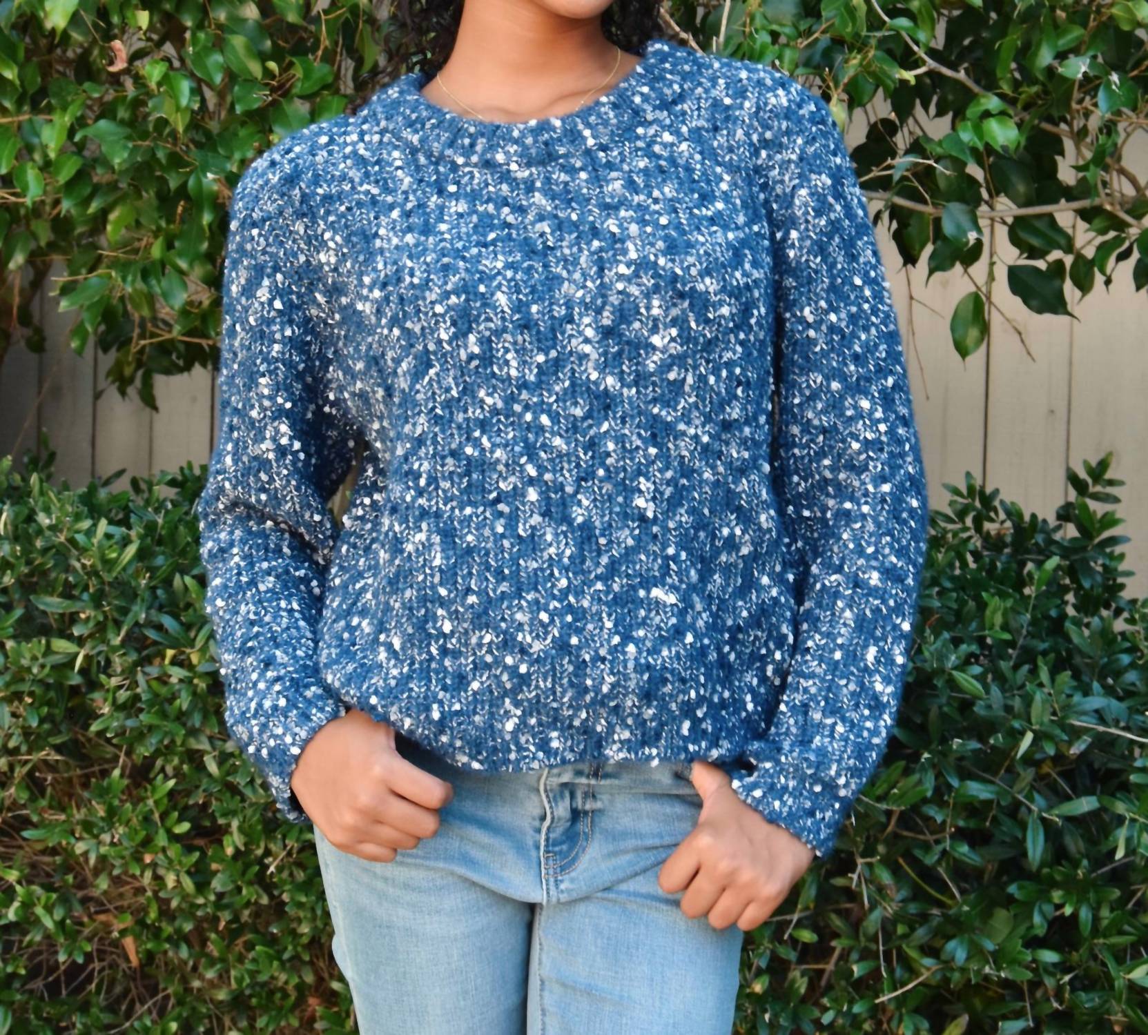 

Детский свитер Confetti в голубом цвете Flowers by zoe