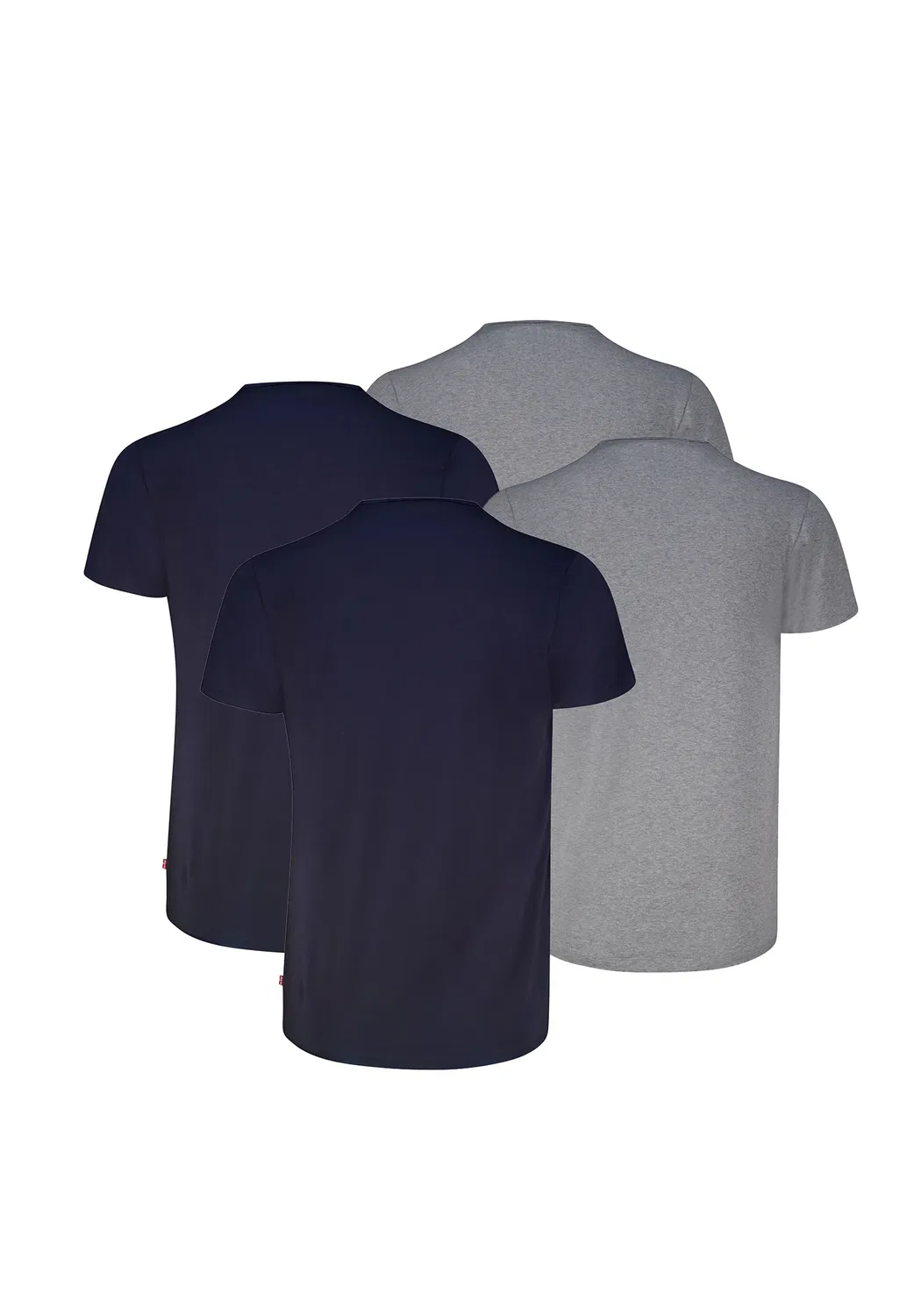 Футболка из хлопка с эластаном Levi's, navy/grey melange — фото 2