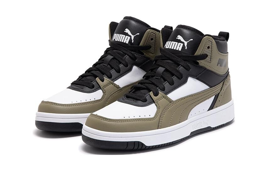 Rebound Joy Big Kid 'Black Covert Green' Puma, черный/зеленый — фото 3