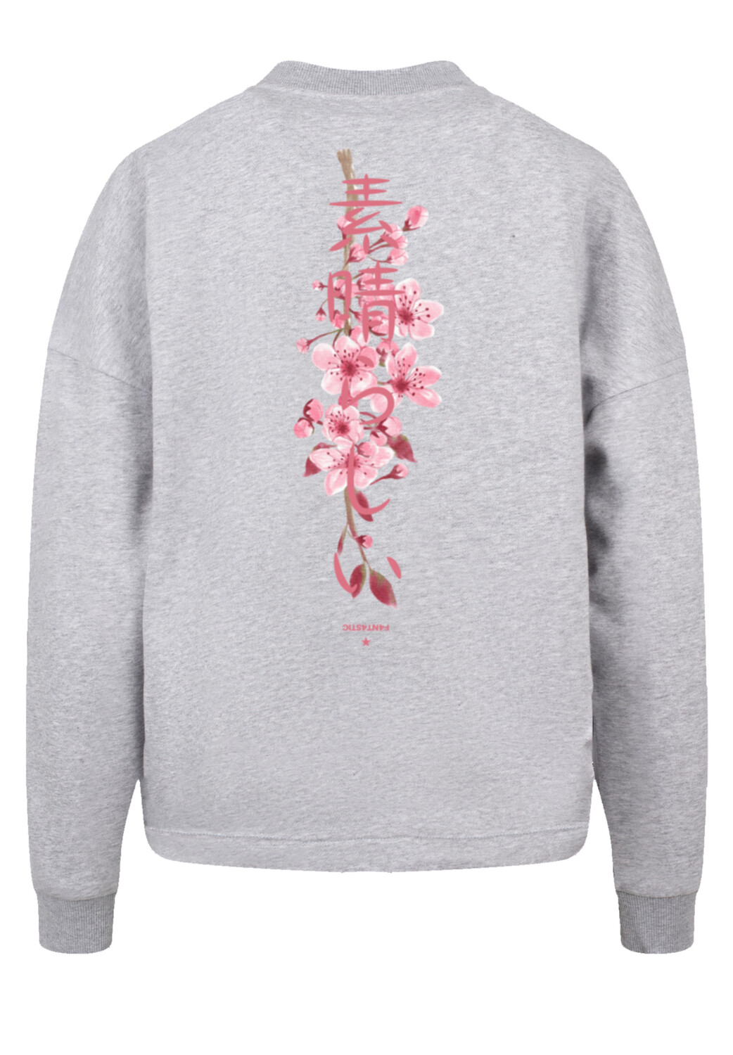 

Толстовка F4NT4STIC Oversize Kirschblüte Japan, цвет grau meliert