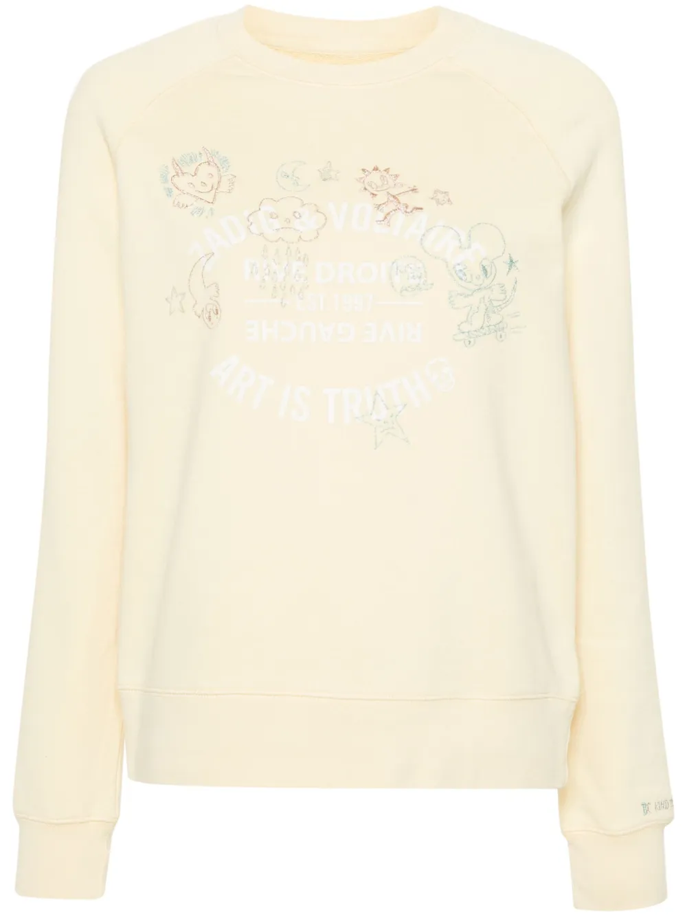 

Толстовка с логотипом Zadig&Voltaire, желтый