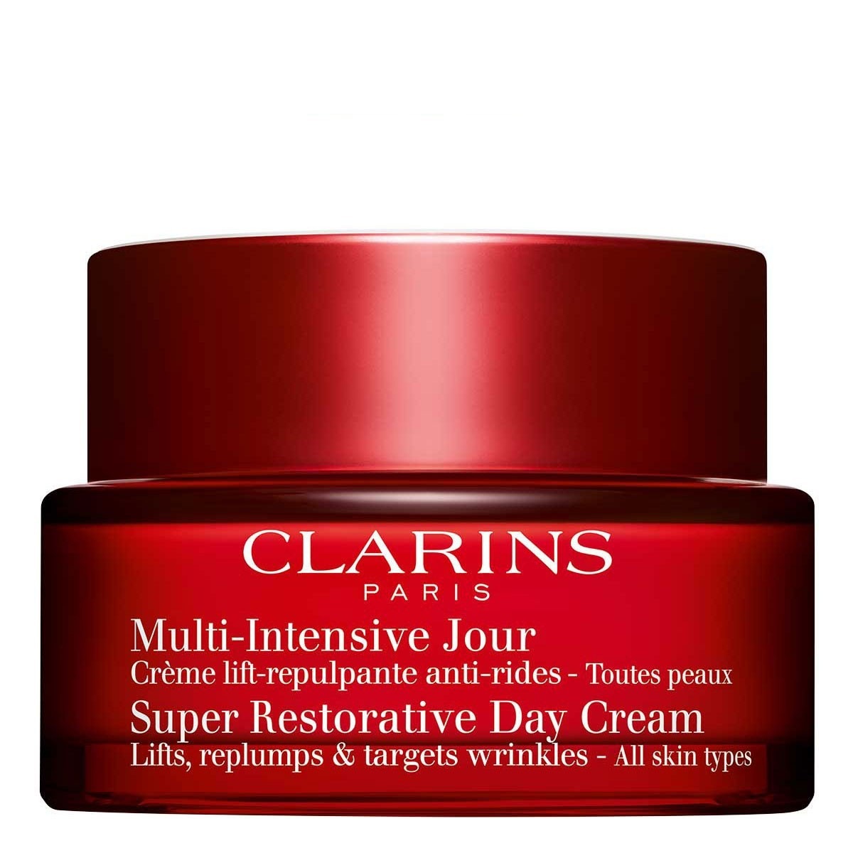 

Дневной крем multi-intensive 50+ multi-intensive jour crème toutes peaux Clarins, объем 50 мл