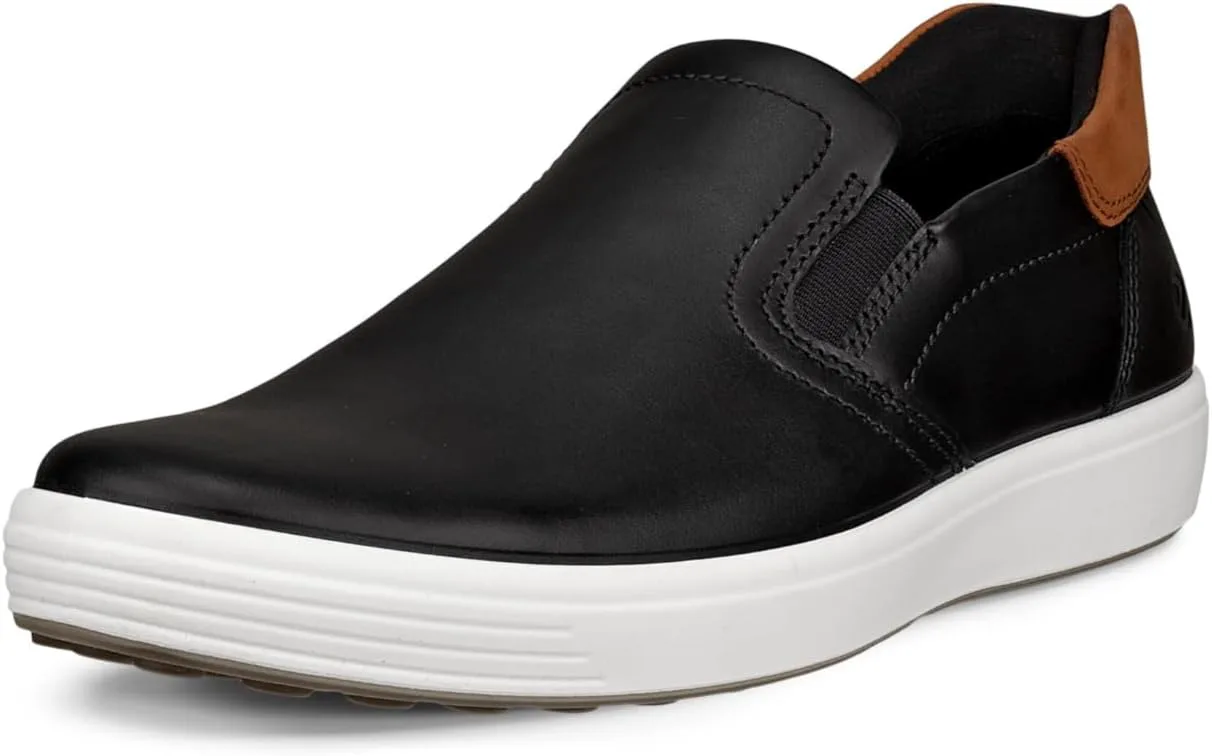 

Мужские мягкие слипоны ECCO Soft 7, черный