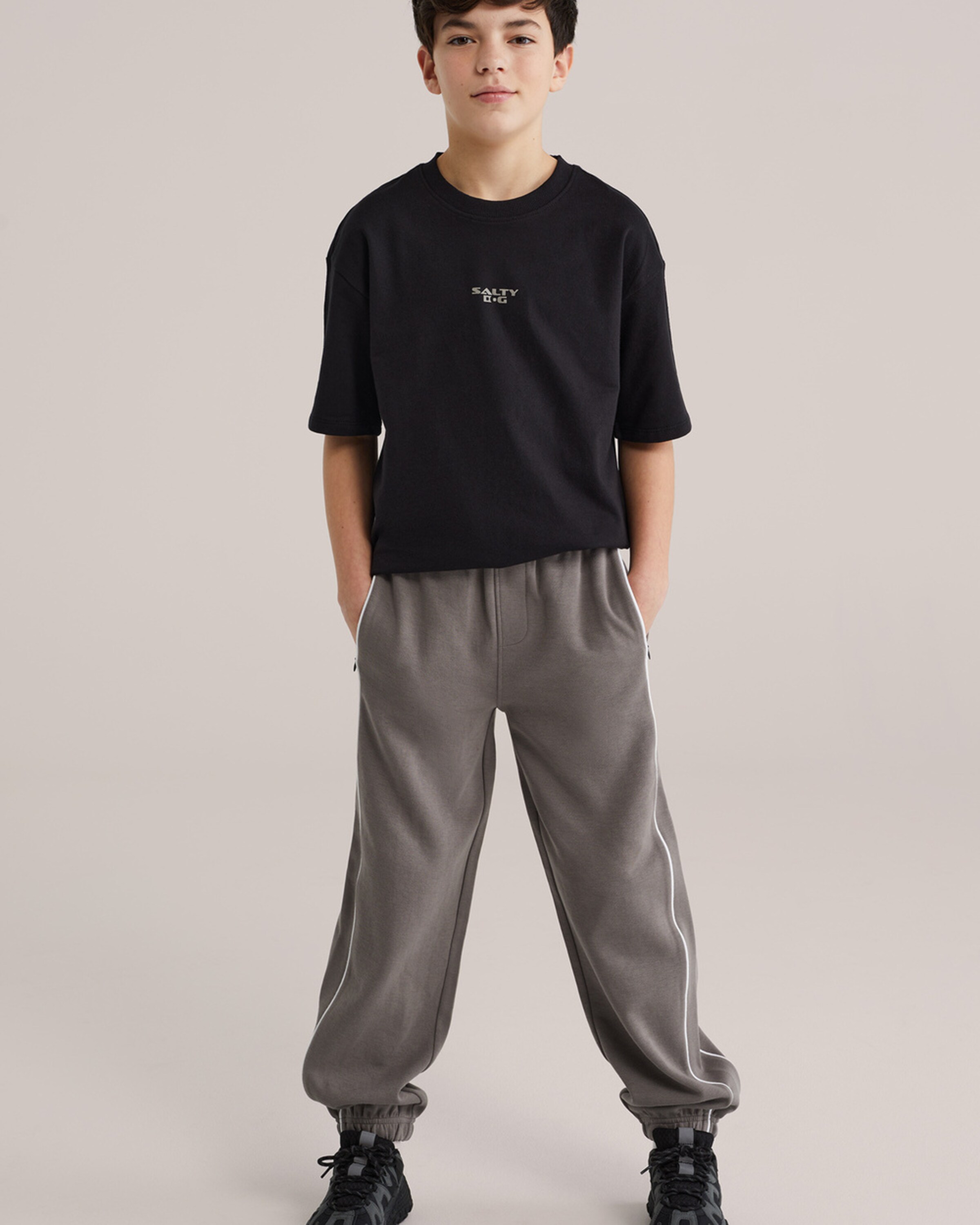 WE Fashion Футболка в черном цвете — фото 4