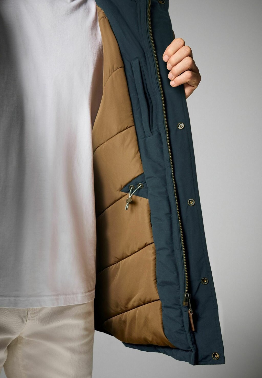 

Зимнее пальто REGULAR FIT SHOWER RESISTANT HOODED Next, синий