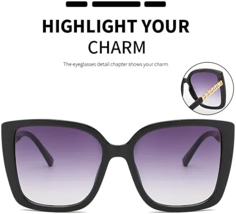 

Солнцезащитные очки большого размера 2027 года для женщин, винтажные солнцезащитные очки в крупной оправе, декоративные очки для активного отдыха MTZJH, 1