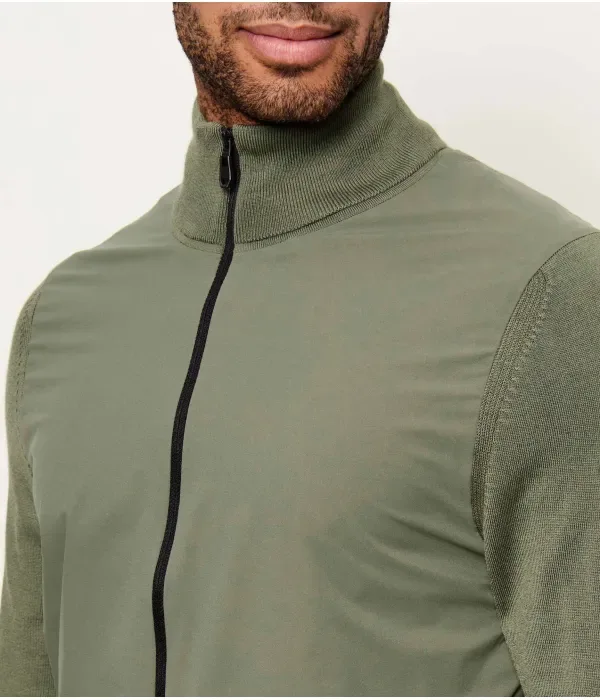 Свитер KN_Momentum-X HY regular fit Boss Green, зеленый — фото 4
