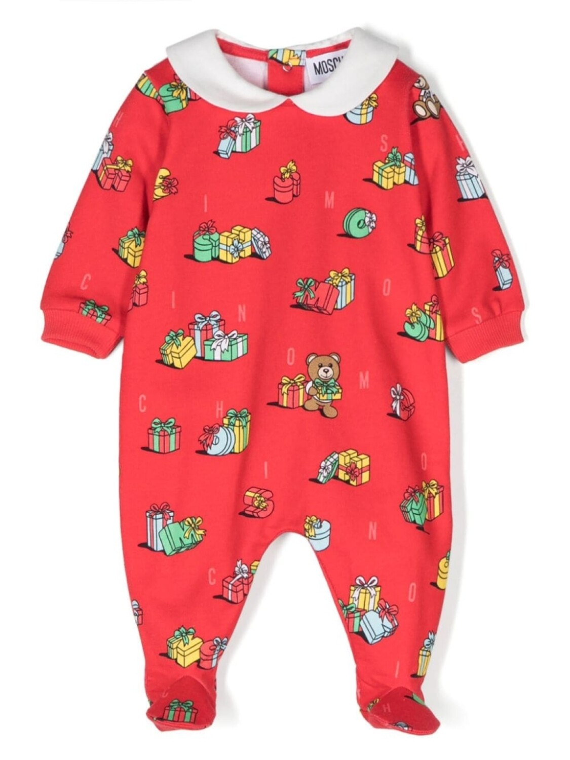 

Moschino Kids пижама с принтом «Медвежонок Тедди», красный