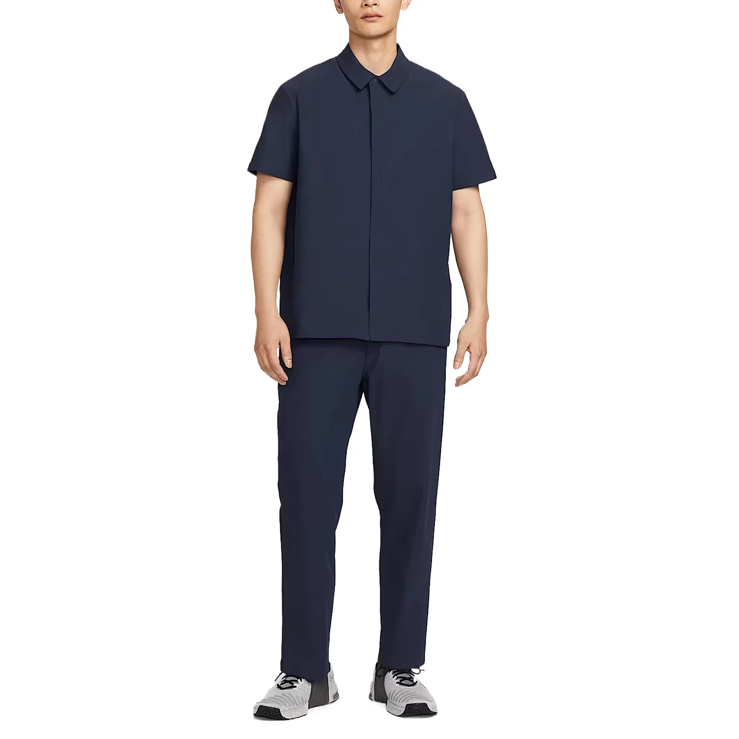 Рубашка Dri Fit Nike Obsidian Dark Blue Black — фото 3