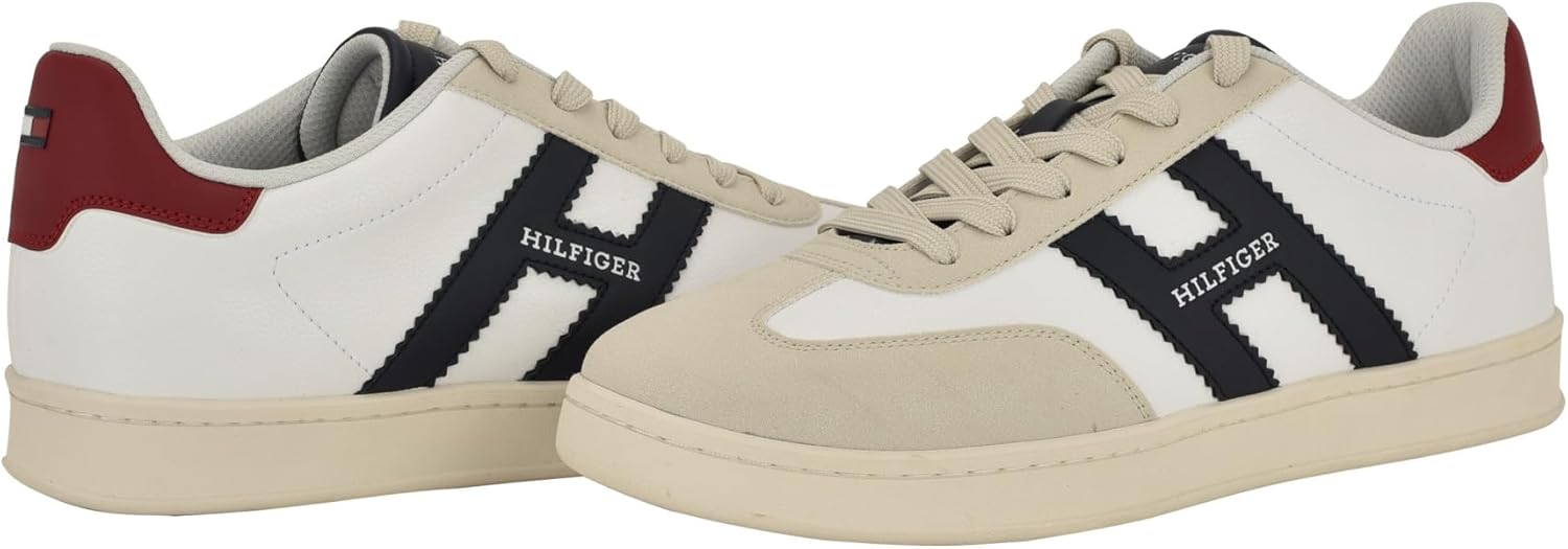 Tommy Hilfiger Мужские кроссовки Javlon, Light Natural/Dark Blue Multi 110 — фото 2