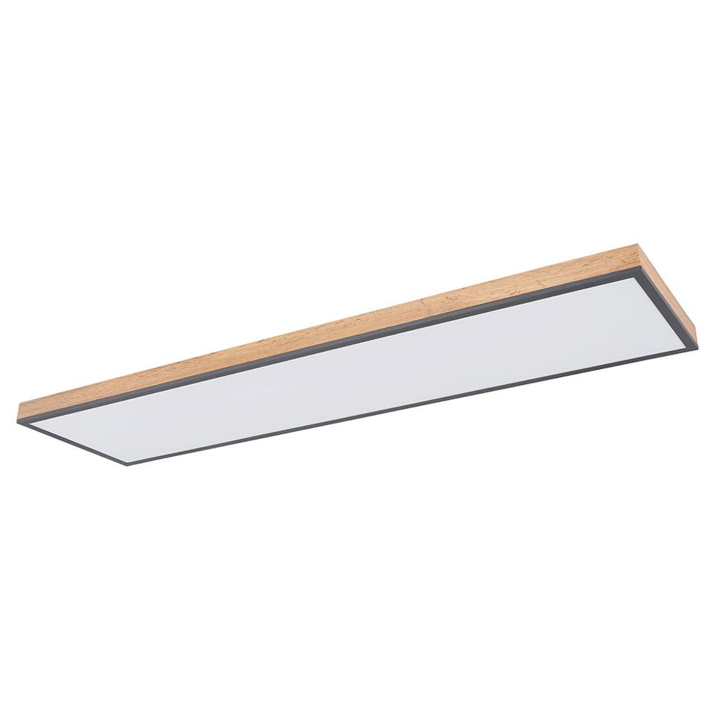 

Светодиодный светильник для гостиной, имитация дерева, опал, L 120см Globo Lighting, коричневый