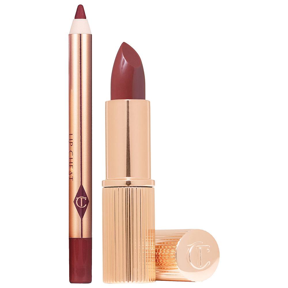 

Набор помады и подводки Charlotte Tilbury Mini Pillow Talk, цвет Pillow Talk Intense