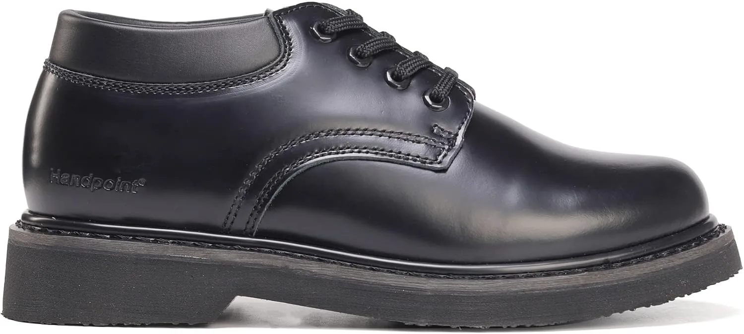 Мужские рабочие туфли HANDROCK Oxford черные, прочные, с противоскользящей подошвой, модные, дышащие, EH, модель 82102, черный — фото 3