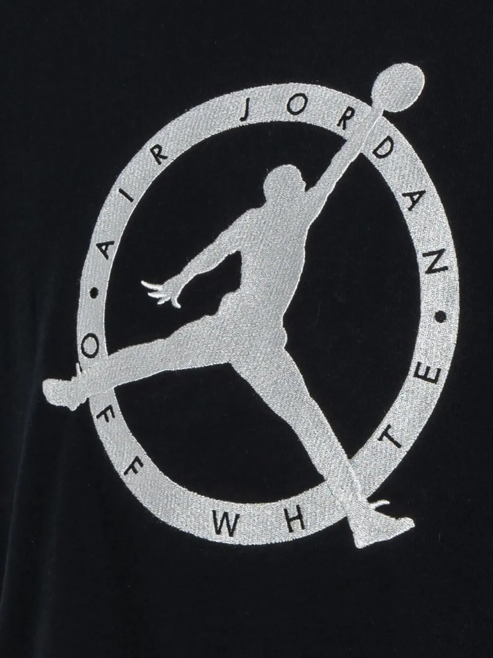 Футболка из коллаборации с Off-White Jordan, черный — фото 3