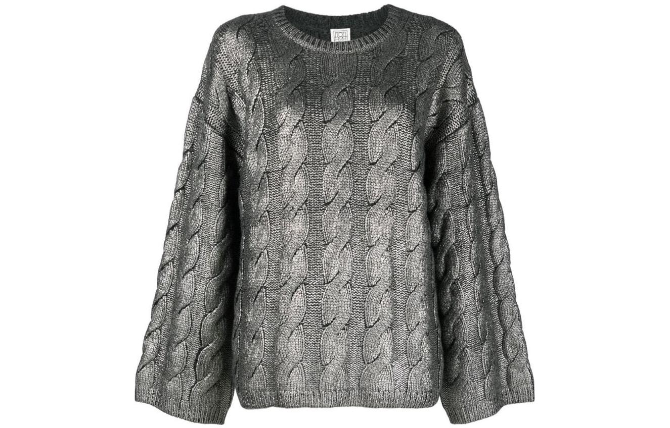 

Женский свитер FW22, серебристый TOTEME, Silver