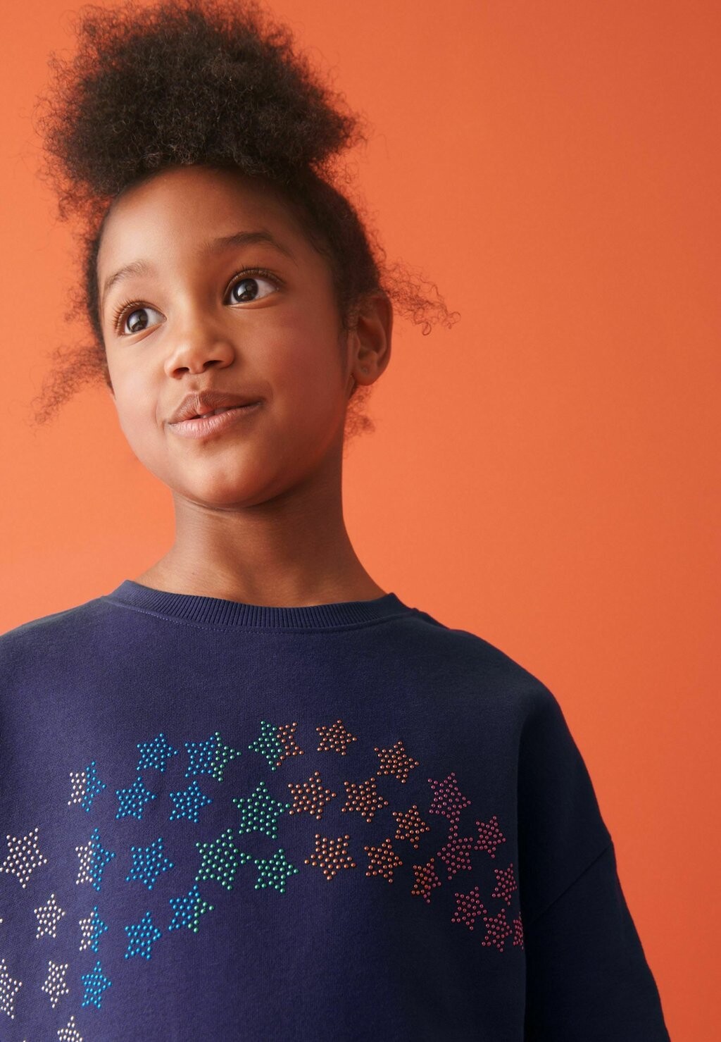 

Трикотажное платье Standard Next, цвет navy blue rainbow star embellished