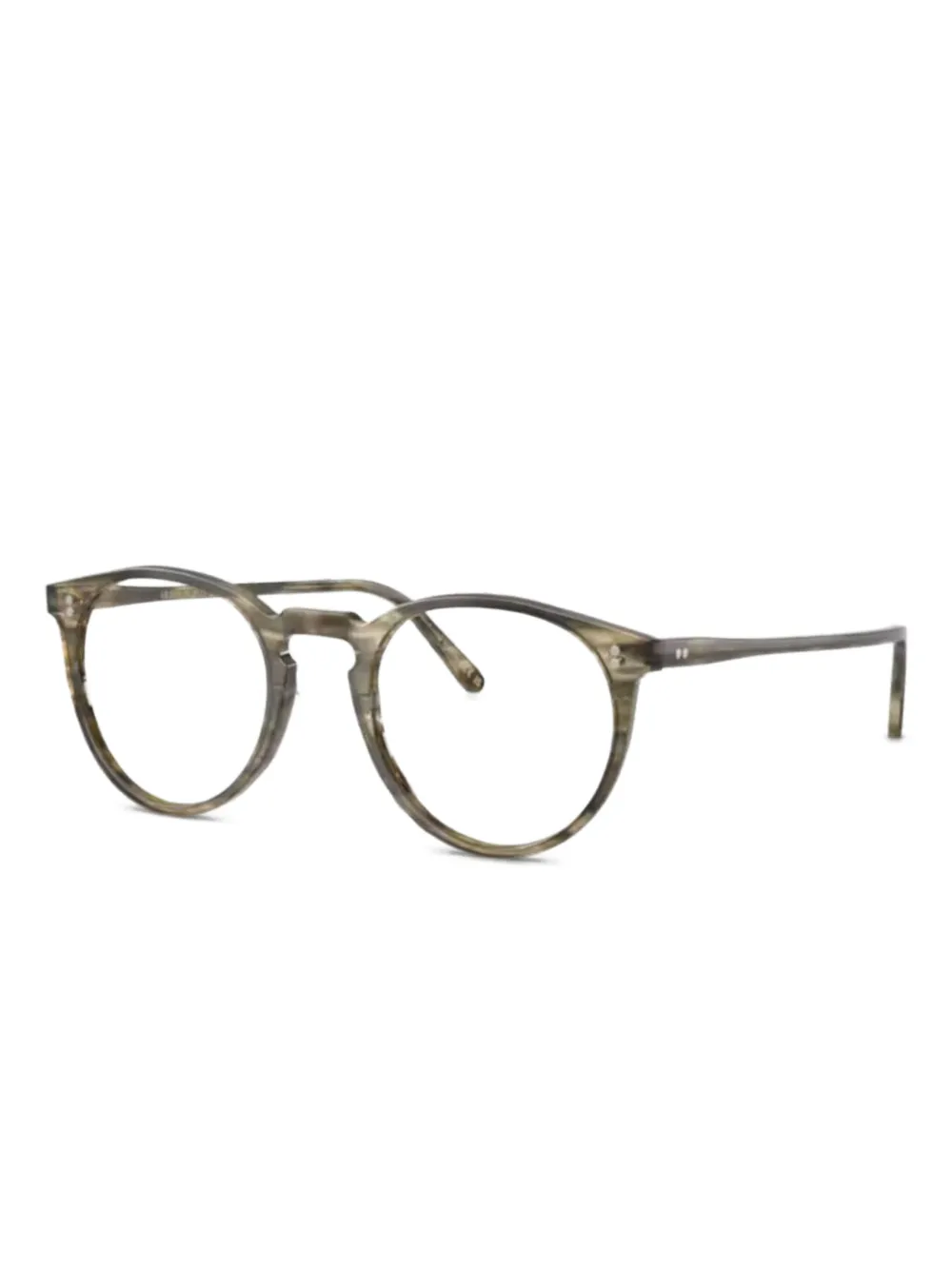 

Очки в круглой оправе Oliver Peoples, коричневый