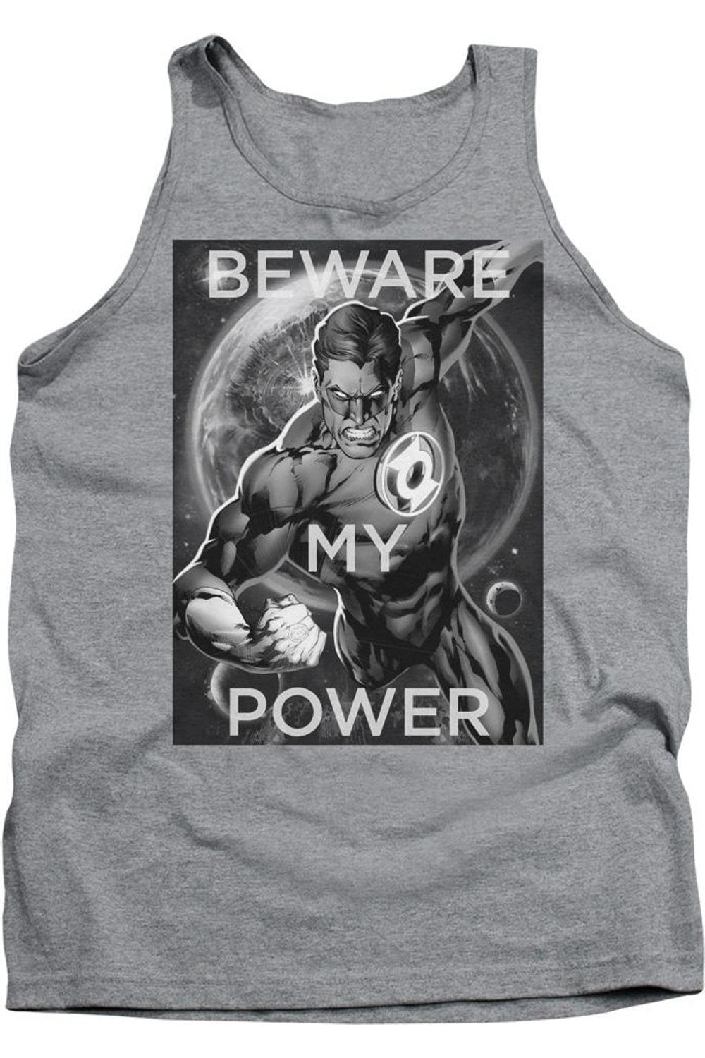 

Майка для взрослых DC Comics Power Gildan, цвет athletic heather