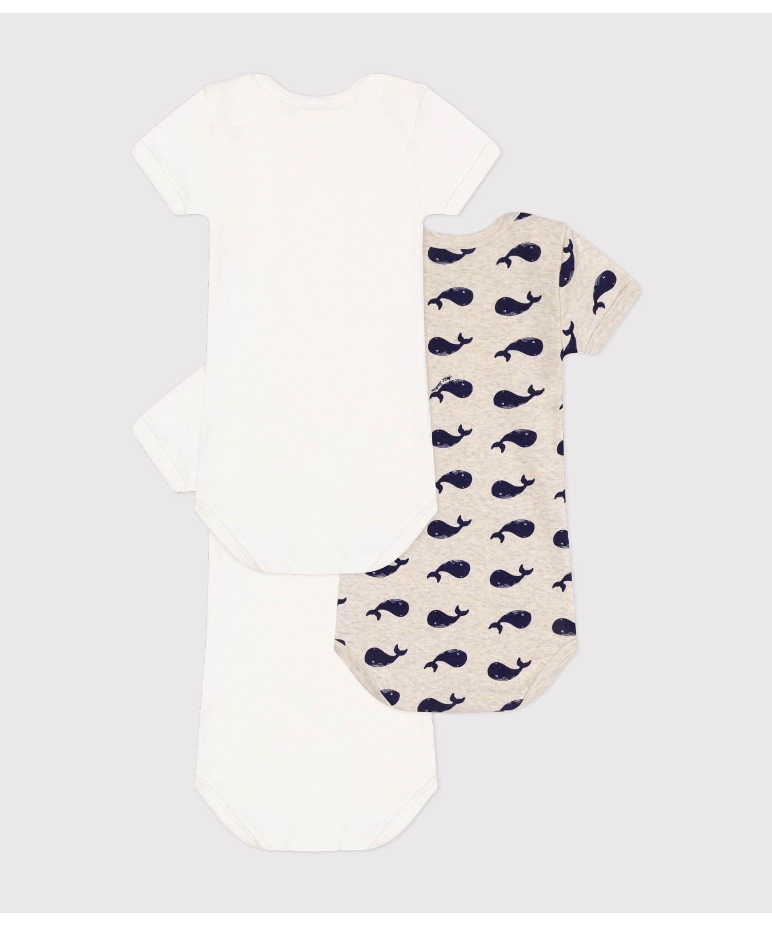 Боди с короткими рукавами (комплект из 3 предметов) Petit Bateau, Multicolor 1 — фото 2