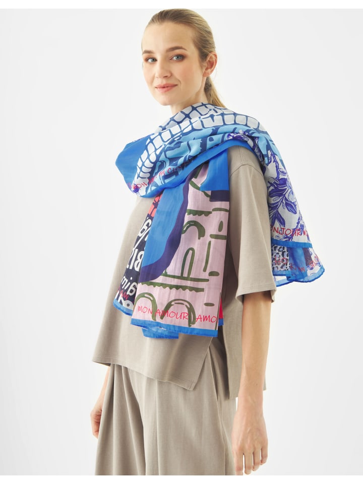 

Codello Шарф синего цвета