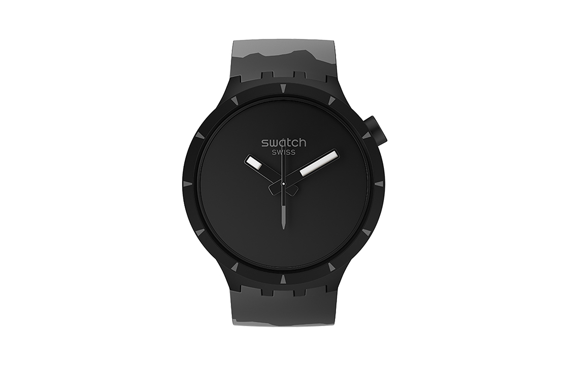 

Мужские часы 47 мм черные SB03B110 SWATCH