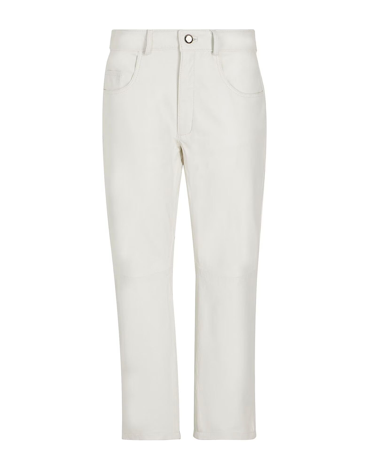 

Брюки Leather Straight Leg Pants 8 By Yoox, белый