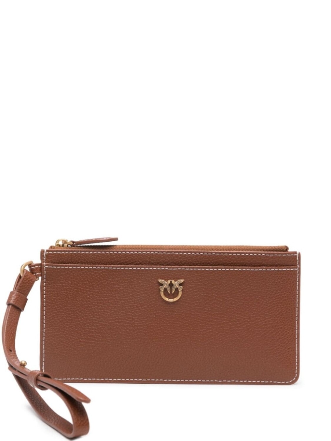 

PINKO кошелек с табличкой Love Birds, коричневый