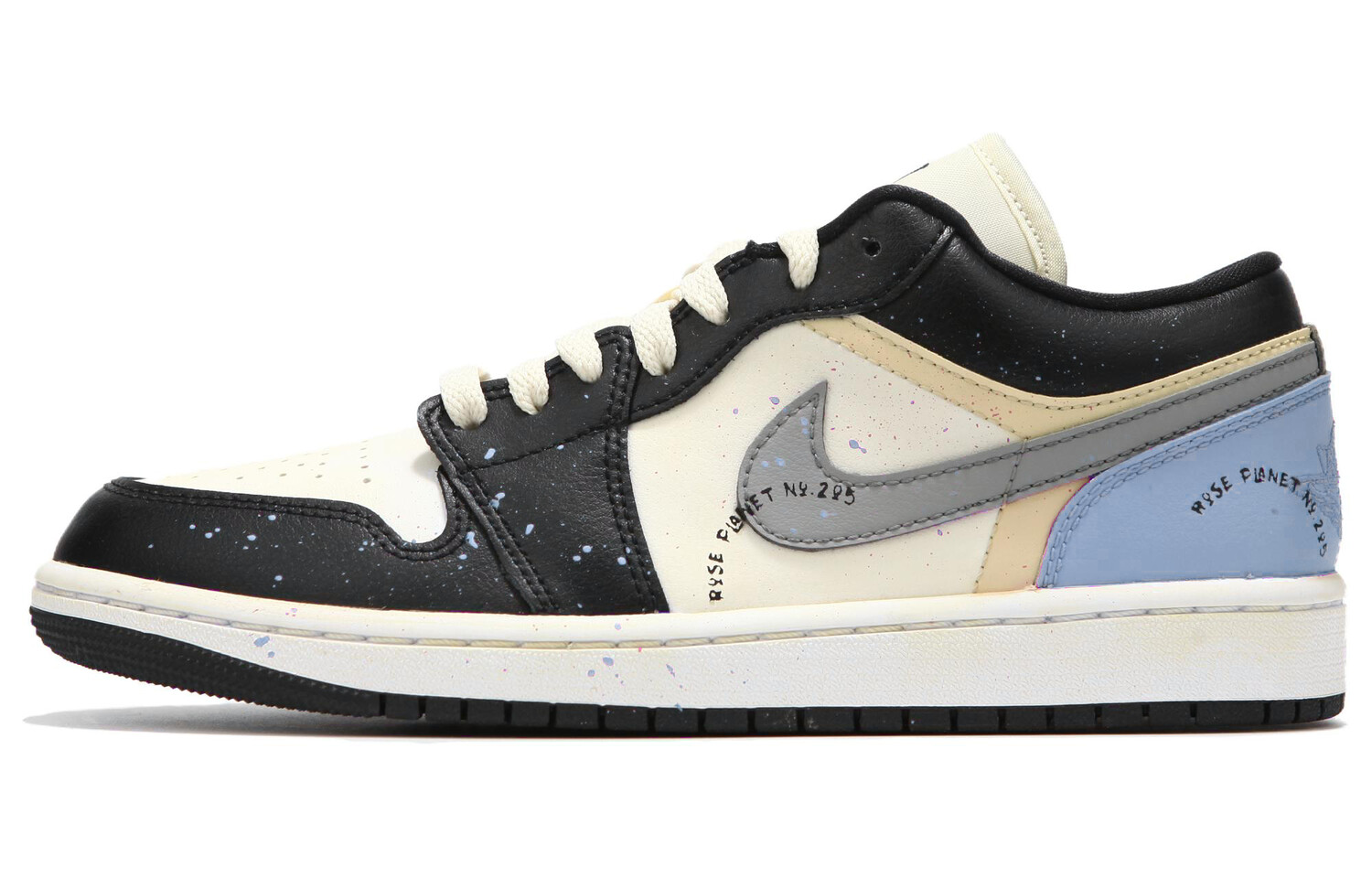 

Кроссовки Air Jordan 1 Vintage Basketball Shoes Women's Low-top Black/Blue, голубой, Синий, Кроссовки Air Jordan 1 Vintage Basketball Shoes Women's Low-top Black/Blue, голубой