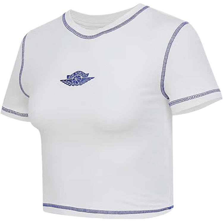 

Футболка Air Jordan Rare Women's Cropped Short Sleeve, белый