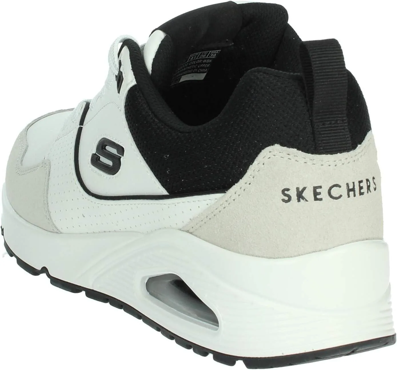 Мужские кроссовки Skechers UNO Retro One, белый/черный — фото 2