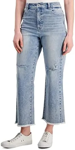 

Style & Co. Petite укороченные джинсы с широкими штанинами