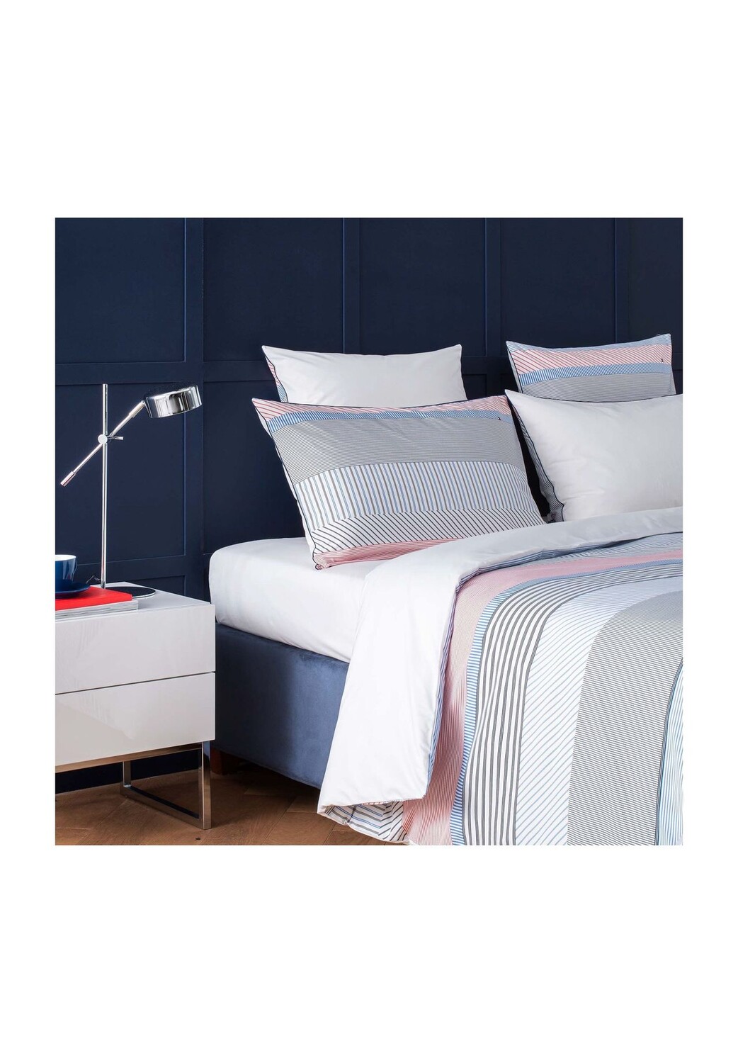 

Постельное белье ХЭМПТОНС TOMMY HILFIGER, цвет Gesamt Breite Blue