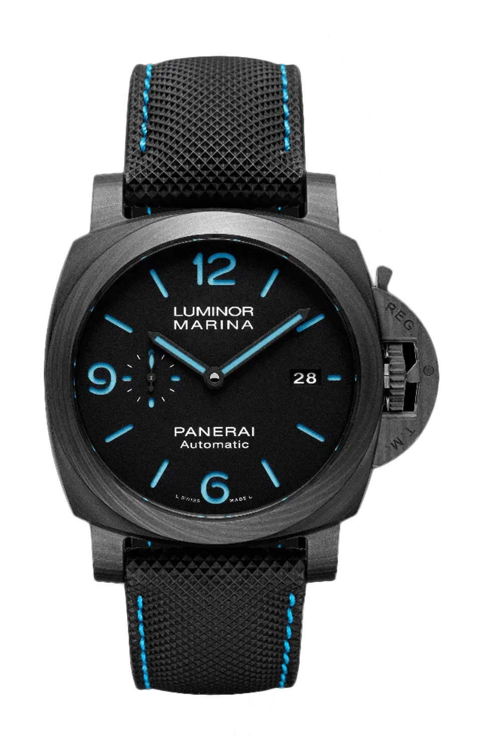 ЛЮМИНОР МАРИНА КАРБОТЕК - 44 ММ - PAM01661 PANERAI, черный