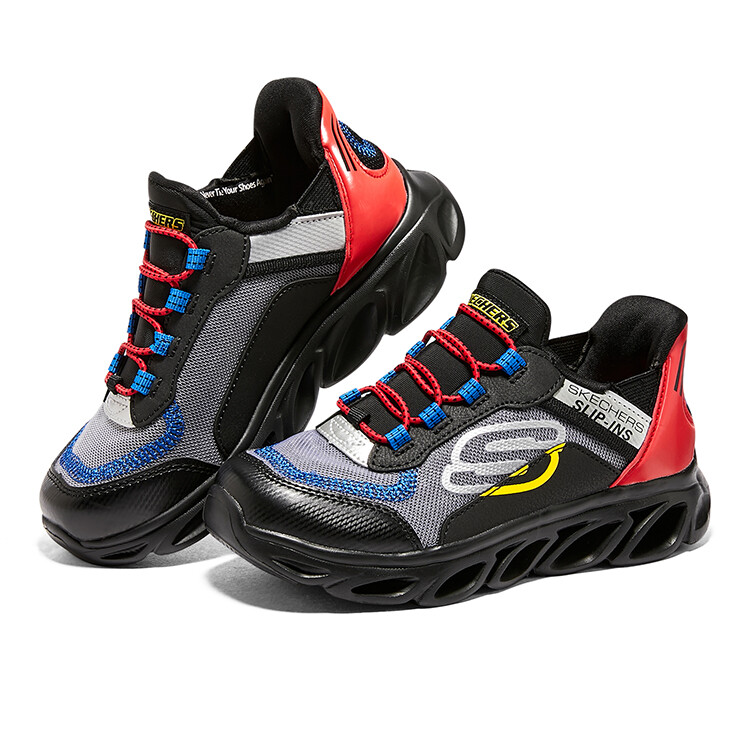 Кроссовки Skechers Kids Lifestyle Shoes GS Low-top Black/Multicolor — фото 3