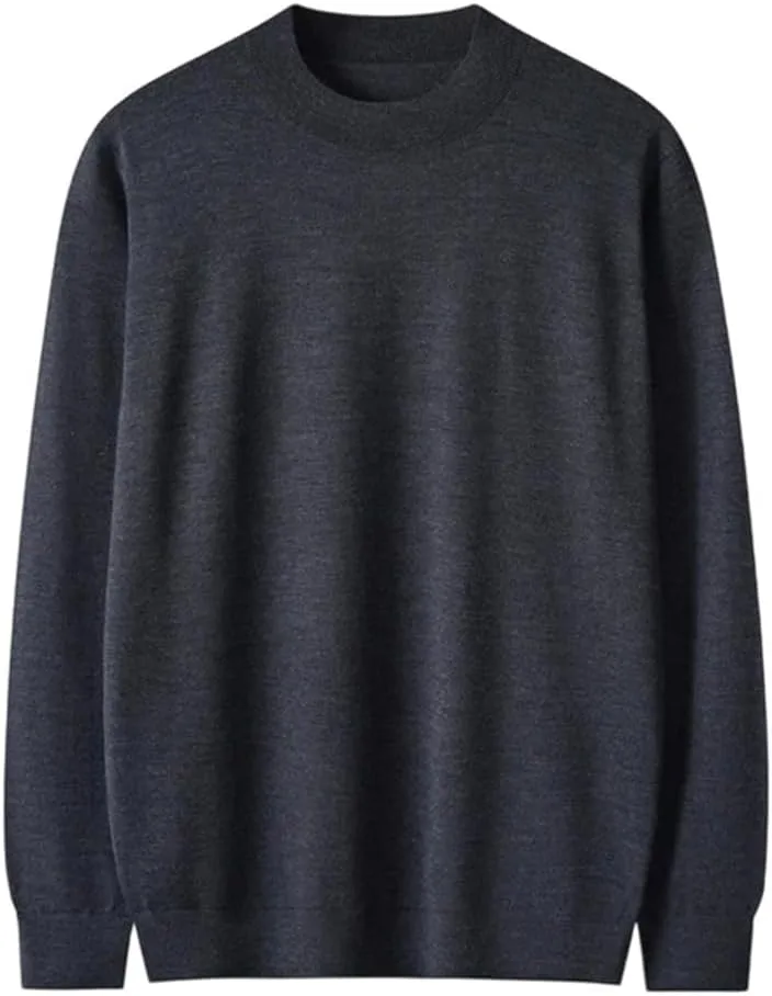 

Мужской пуловер из кашемира с круглым вырезом